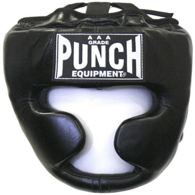 Punch Equipment 90381 ~ FULL FACE HEADGUARD BLACK LGE New zealand nz vaughan